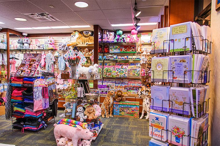 Photo of the Wishing Well gift shop at Women's Hospital.