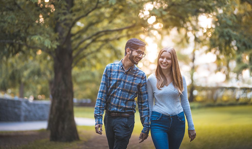 couple in park