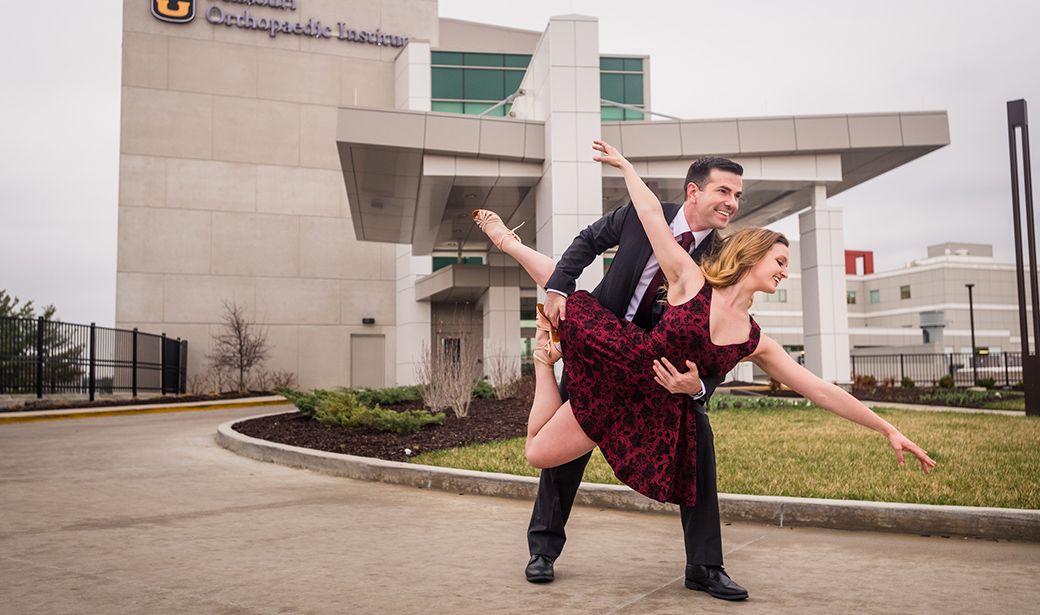 Nathan Skelley, MD, and dance partner Nikki Bell