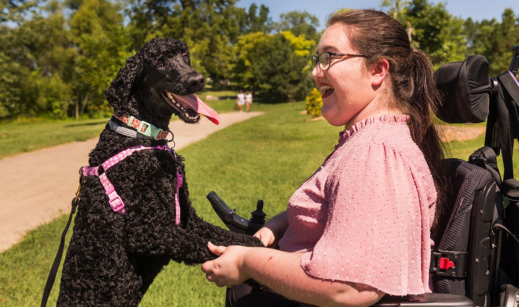 Spinal muscular atrophy patient