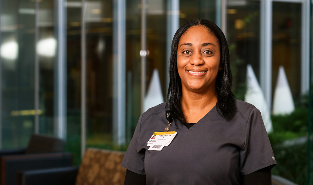 MU Health Care nurse Kaleeagh Thomas