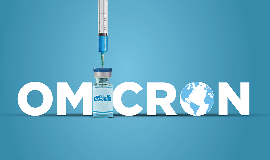 Omicron Vaccine illustration
