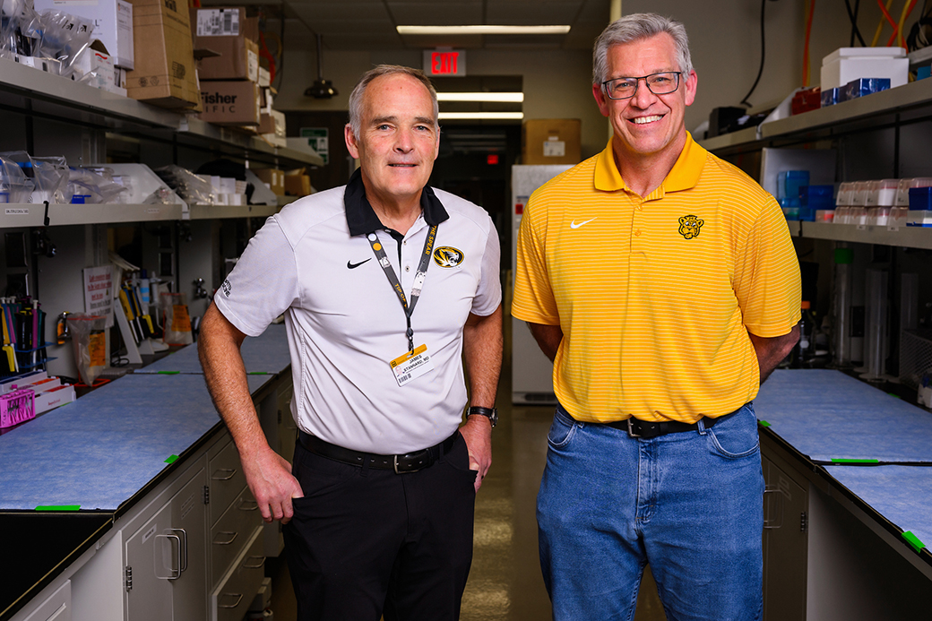 Photo of Dr. Stannard and Dr. Stoker standing together.