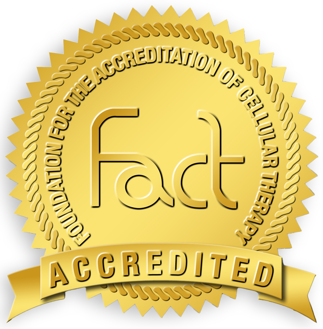 The seal for the Foundation for the Accreditation of Cellular Therapy