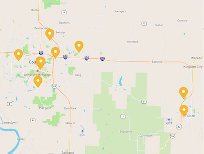 MU Health Care Lab Locations