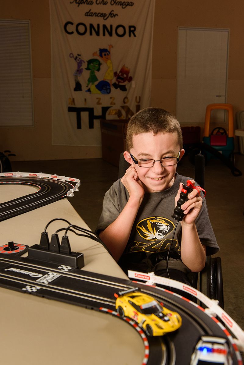 Connor Strope, born with osteogenesis imperfecta, or brittle bone disease, is representing MU Children’s Hospital and Missouri as a Children’s Miracle Network Hospitals Champion child for 2016-2017.