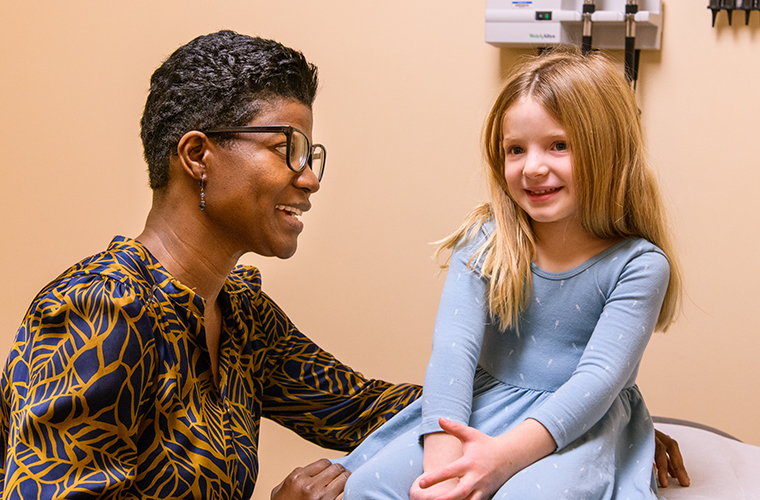 Dr. Elizabeth Malm-Buatsi, at MU Women's and Children's Hospital.