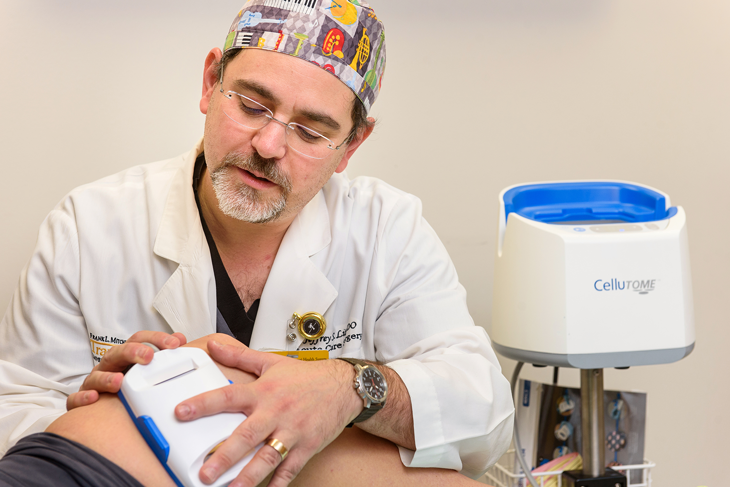 photo of burn doctor