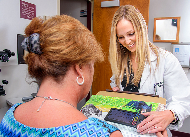 photo of Dr. Cordel and patient