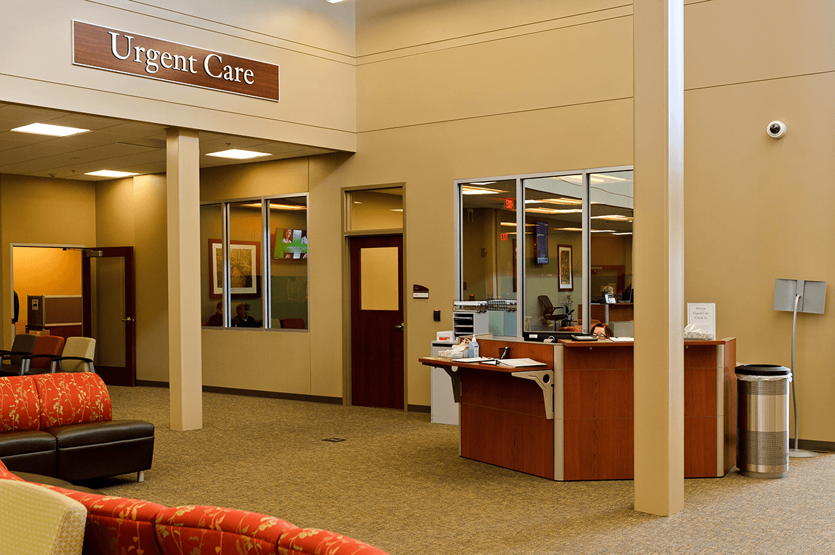 photo of urgent care waiting room
