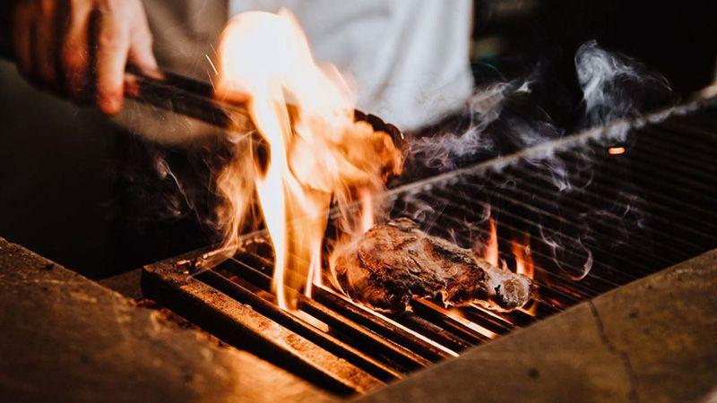 Grilling food