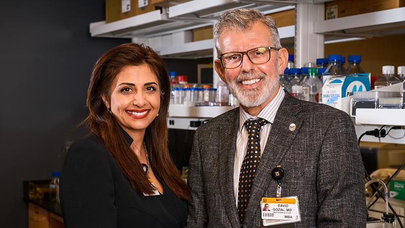 Leila Kheirandish-Gozal, MD and David Gozal, MD