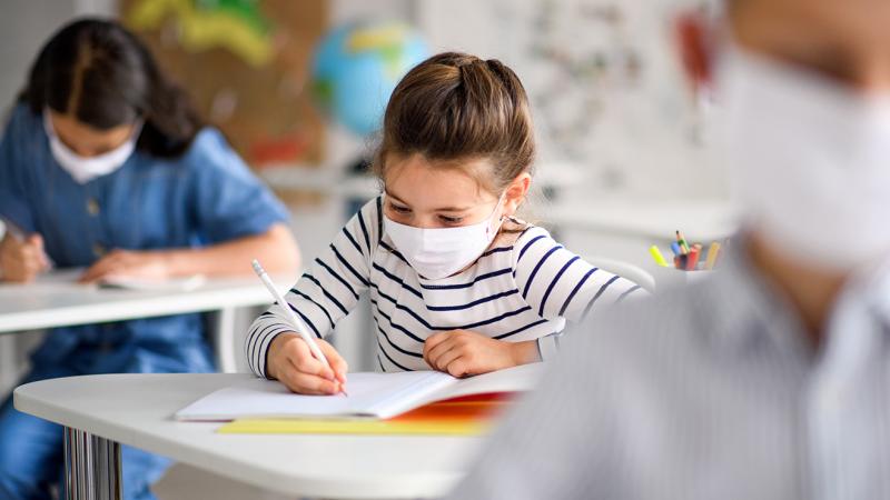 kids in classroom