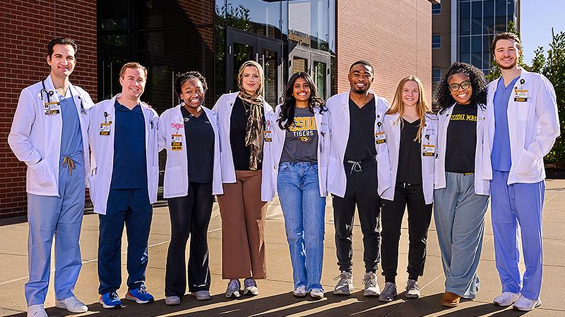  Mizzou medical students Sketchy group photo