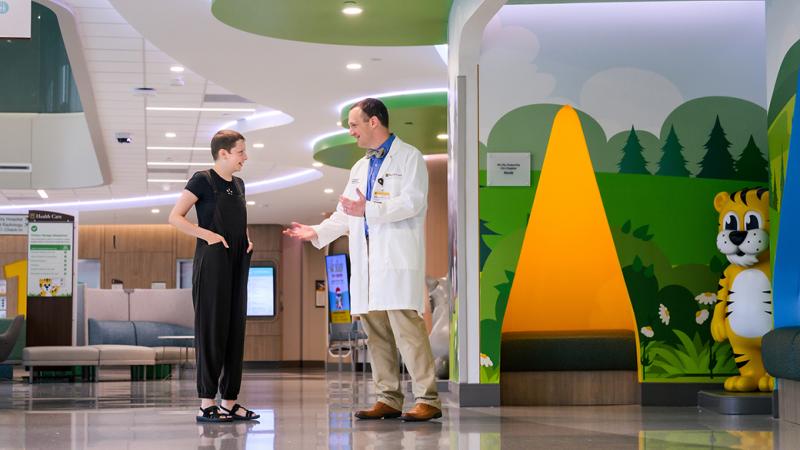A photo of Margo and Dr. Severance