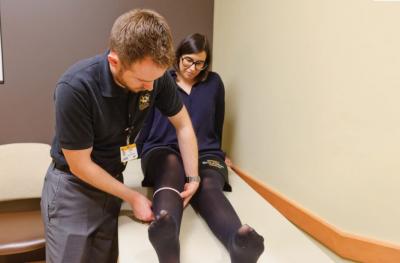 Photo of Kasia Bulik at the Mizzou BioJoint® Center.