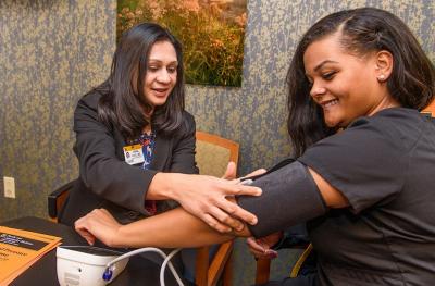Blood pressure test
