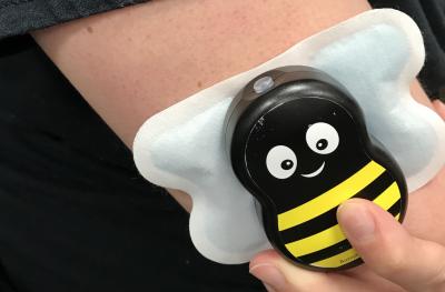 Buzzy, a new device that helps distract children from shots