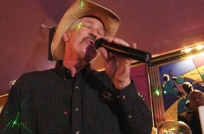 Steve Stockman sings karaoke