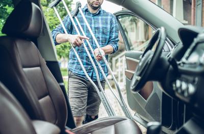 Driving after knee surgery