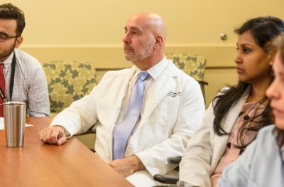 Photo of Dr. Richard Hammer during tumor board