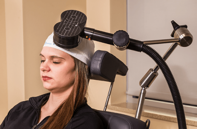 Photo of Transcranial Magnetic Stimulation (TMS)
