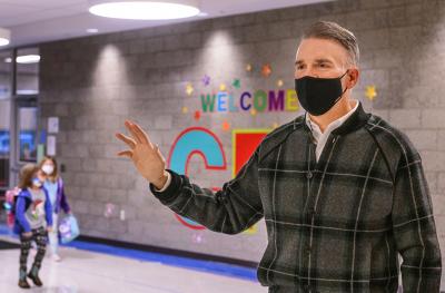 Larry Nelson, Columbia’s Cedar Ridge Elementary School principal