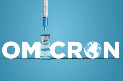 Omicron Vaccine illustration
