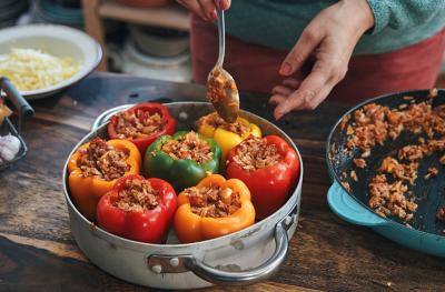 stuffed peppers meal
