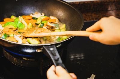 Asian Food cooking
