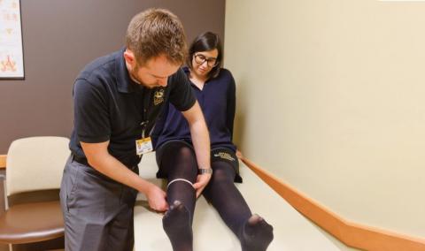 Photo of Kasia Bulik at the Mizzou BioJoint® Center.