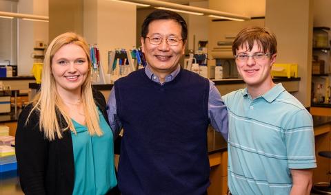 Dr. Zhang with his students