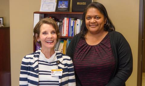 Carole Schutz, RN, and Laine Young-Walker, MD