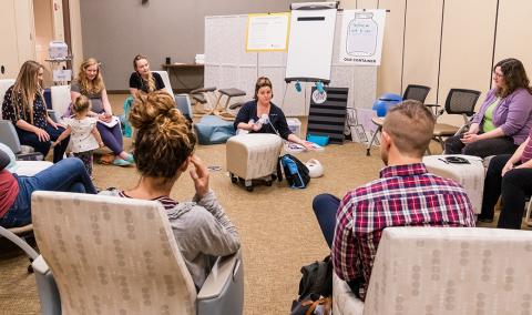 Group prenatal care class