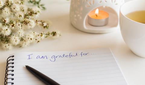 gratitude notebook