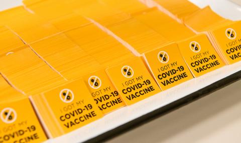 COVID-19 Vaccine stickers