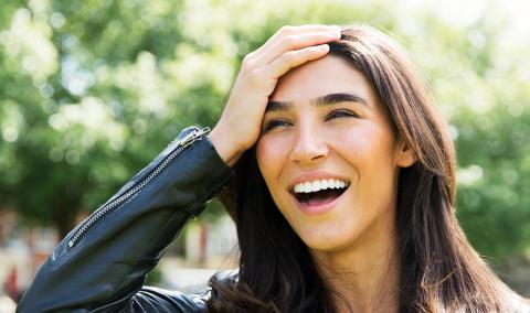 woman looking forgetful