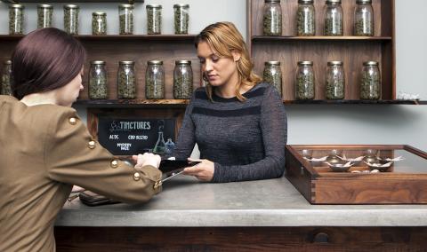 Marijuana store purchase