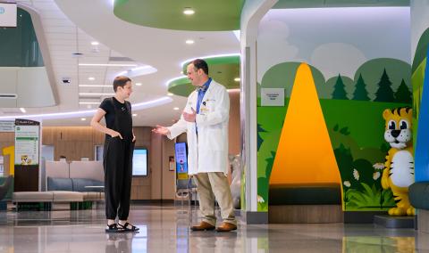 A photo of Margo and Dr. Severance