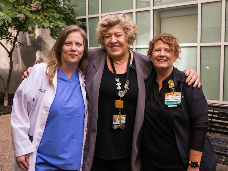Donna Pond and her Coworkers