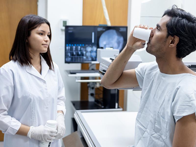 A study investigated impact of radiographic media contrast shortage on stroke patient scan data.