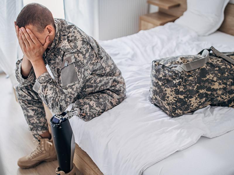 veteran not sleeping