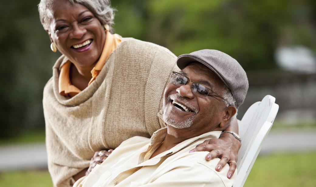 smiling couple