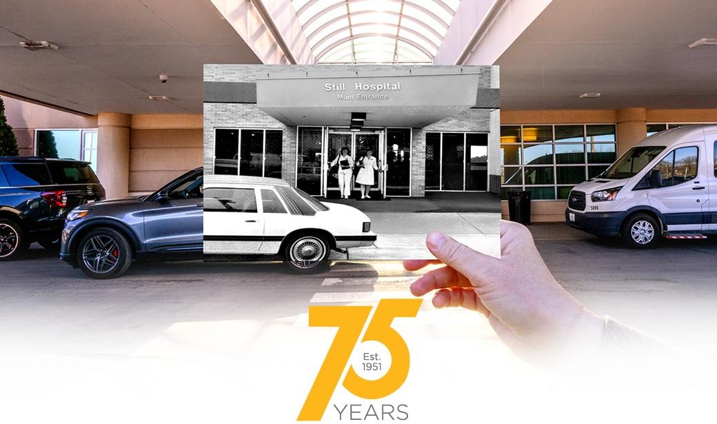 Old vs New entrance to CRMC