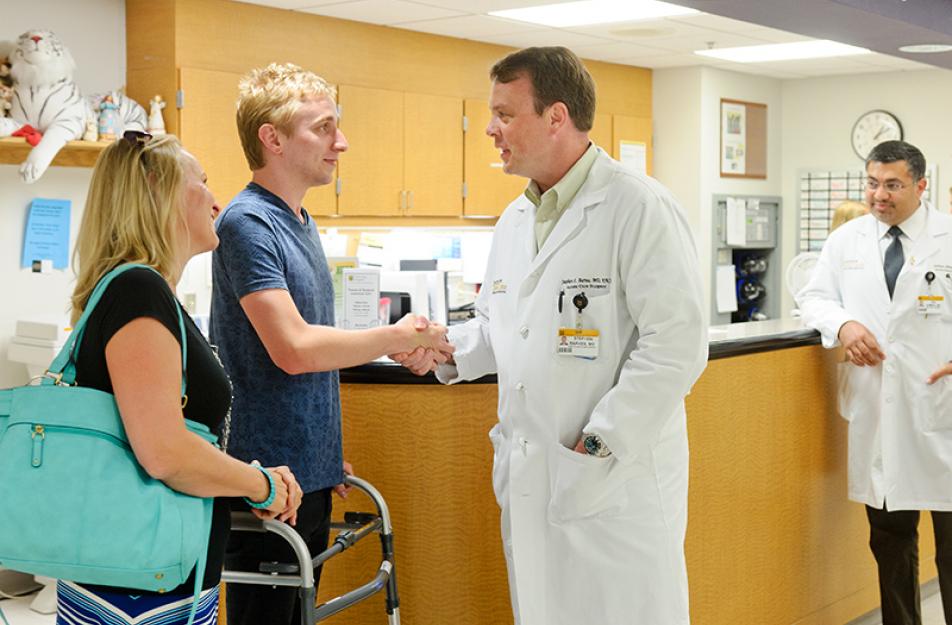 patients visiting a trauma doctor