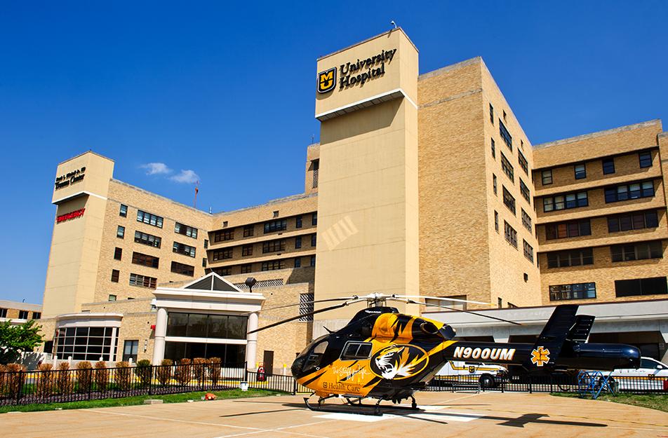 University Hospital helicopter