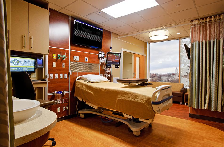 University Hospital patient room