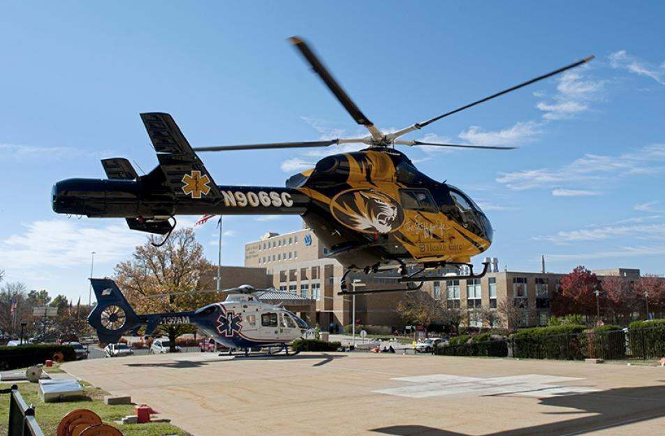 MU trauma helicopter