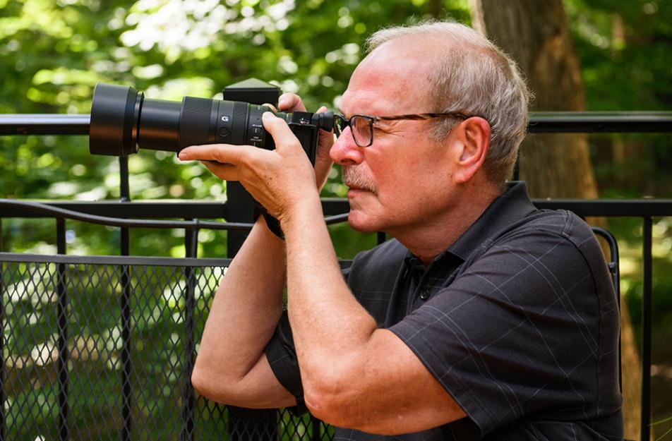 Bruce Horwitz with his camera