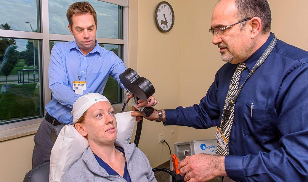 Photo of Transcranial magnetic stimulation (TMS)